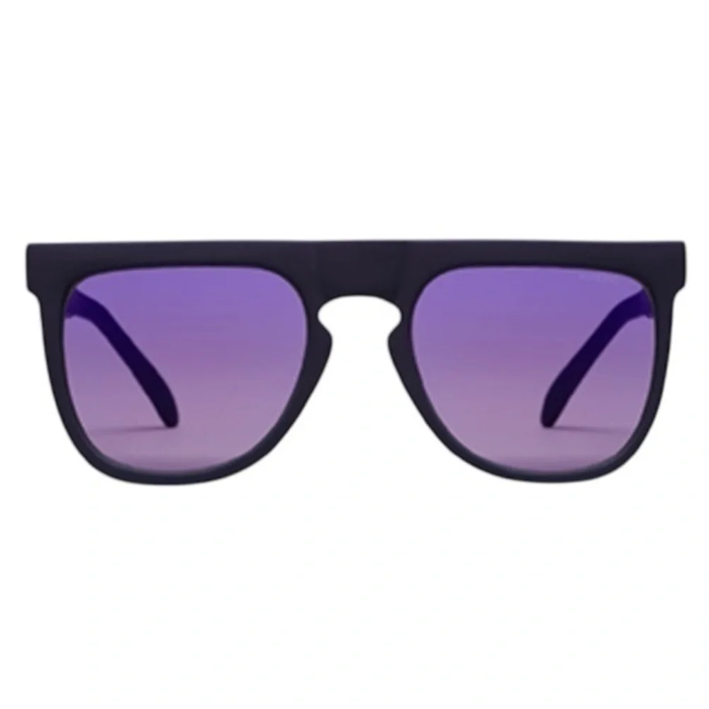 KOMONO Bennet Midnight Blue Rubber Sunglasses NWT